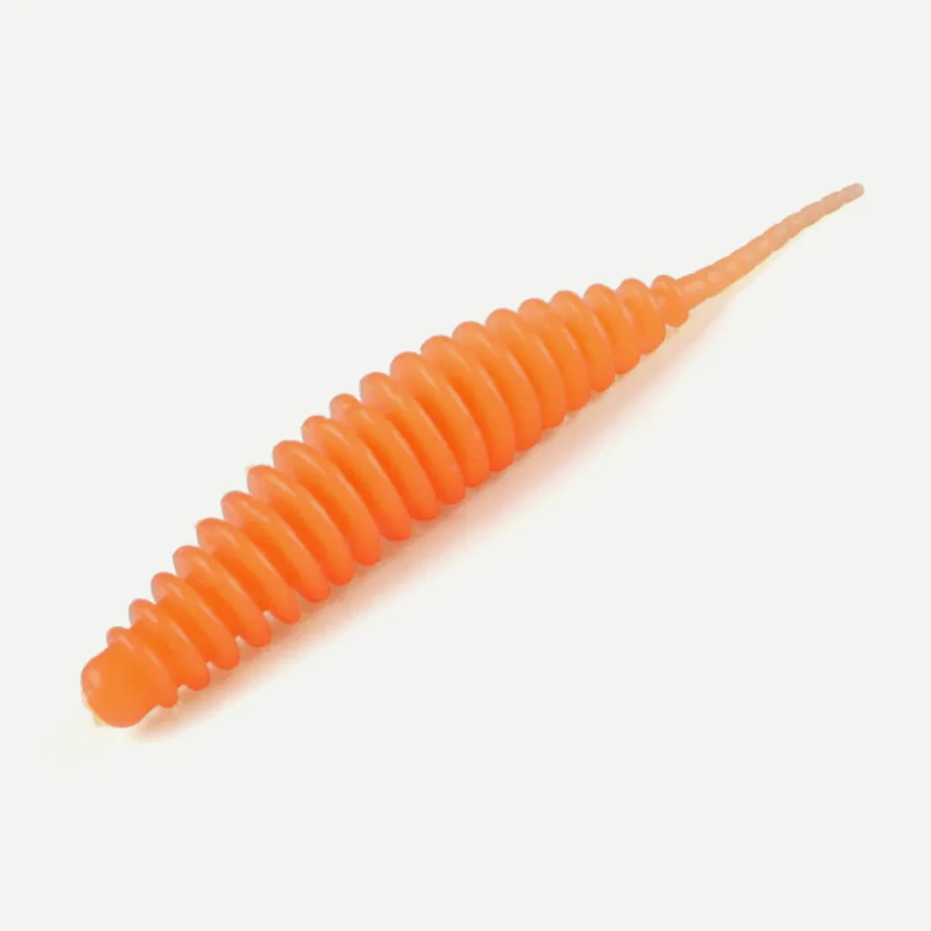 Bearking Ribbed Finesse Worms - Soft Plastic Bass Bait (20pk)