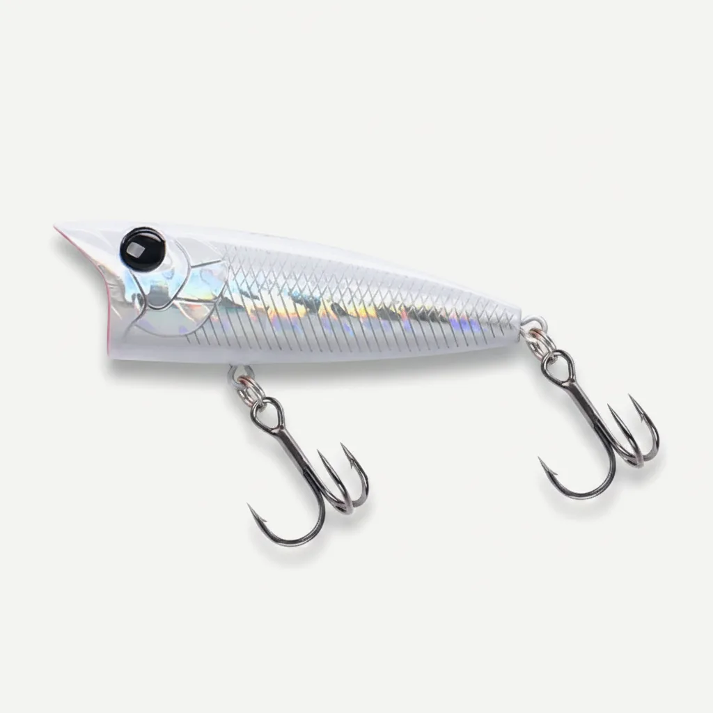 TSURINOYA 70F Popper Fishing Lure RIPPLE 70mm 12g Topwater Hard Bait For Bass Pike Long Casting Floating Wobble Surface 
