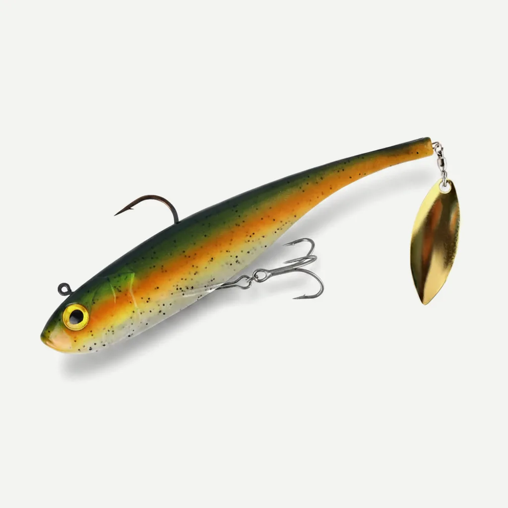 Kingdom 150mm Soft Swimbait with Spoon Tail, Sinking Bass Lure