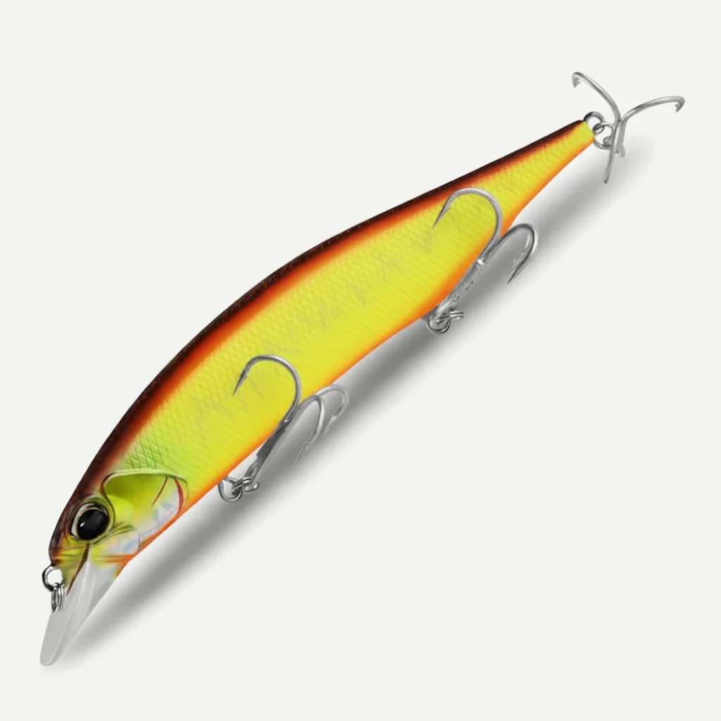 BEARKING 12cm Slow-Sink Minnow Jerkbait for Bass