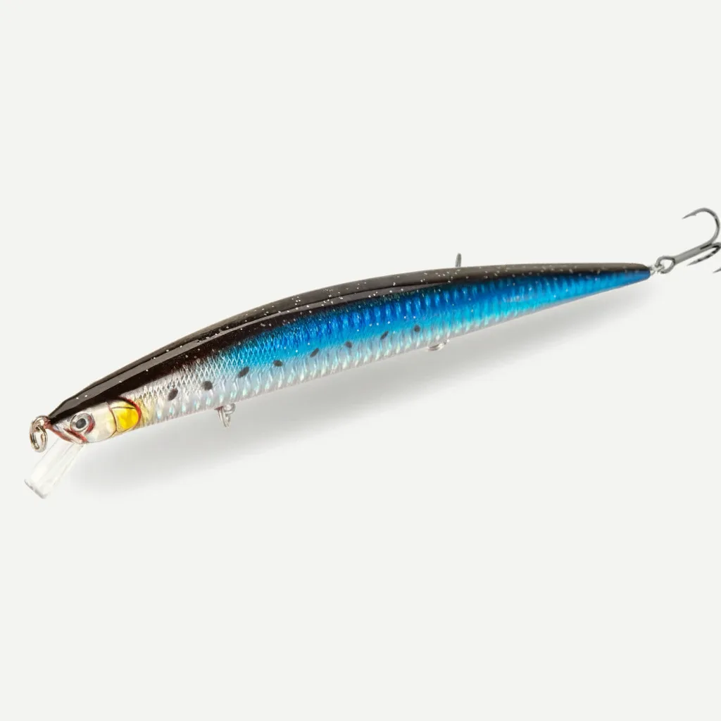 Hunthouse Tide Slim Minnow 175mm 24.5g Floating Wobble Flyer Minnow Fishing Lure Saltwater ABS Plastic For Seabass LW149