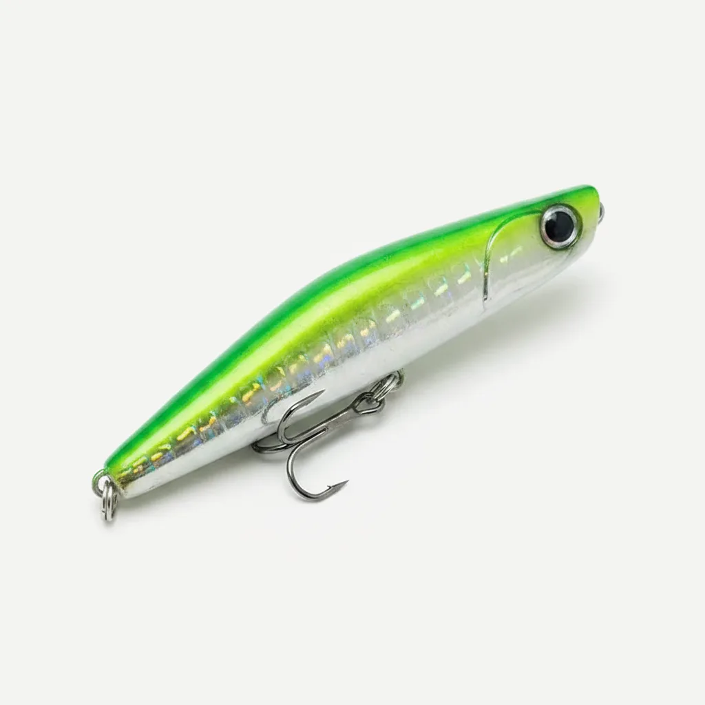 TSUYOKI Sinking Pencil Popper Lure 80mm 18g Japan Fishing Lure Ima Yoichi 80 Stickbait Wobbler for Barracuda SeaBass Blu