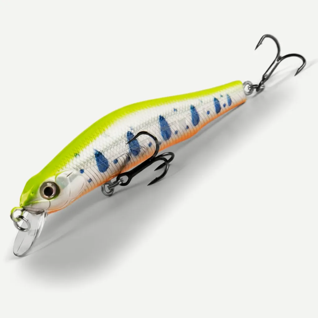 Bearking 80mm Minnow Crankbait with Magnetic Weight Transfer