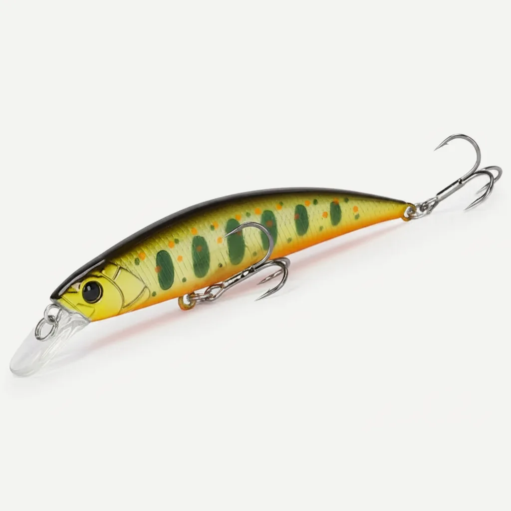TSURINOYA Sinking Minnow 80S Trout Pike Bass 80mm 12g Hard Bait Jerkbait Freshwater stream Saltwater Wobbler Fishing Lur