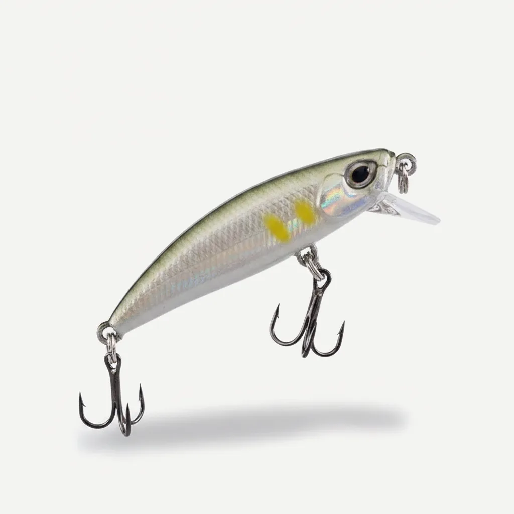 TSUYOKI Sinking Minnow Stream Lure 46mm 5g Jerkbaits Wobbler Bait for Rainbow Trout Bass Duo Spearhead Ryuki 46 Fishing 