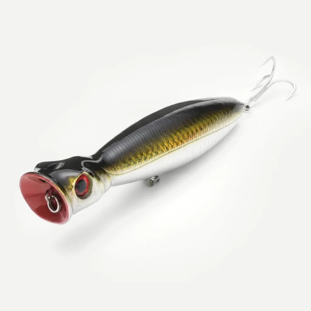 Kingdom Ghosting Topwater Popper Hard Bait for Bass