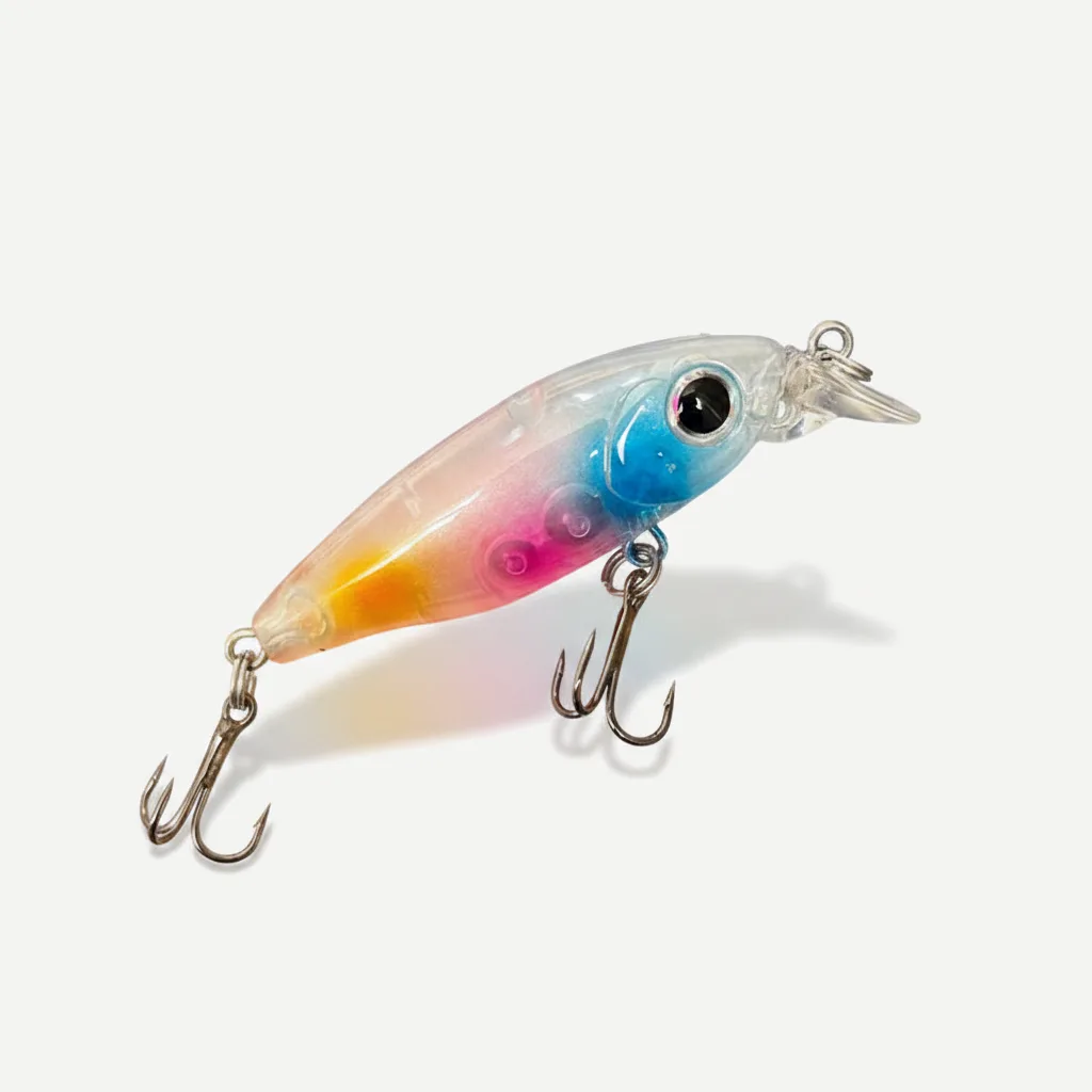 TSUYOKI 45mm 4g Floating Mini Minnow Fishing Lures Smith Artificial Baits for Pesca Bass Sunfish Gunship 45F Fishing Acc