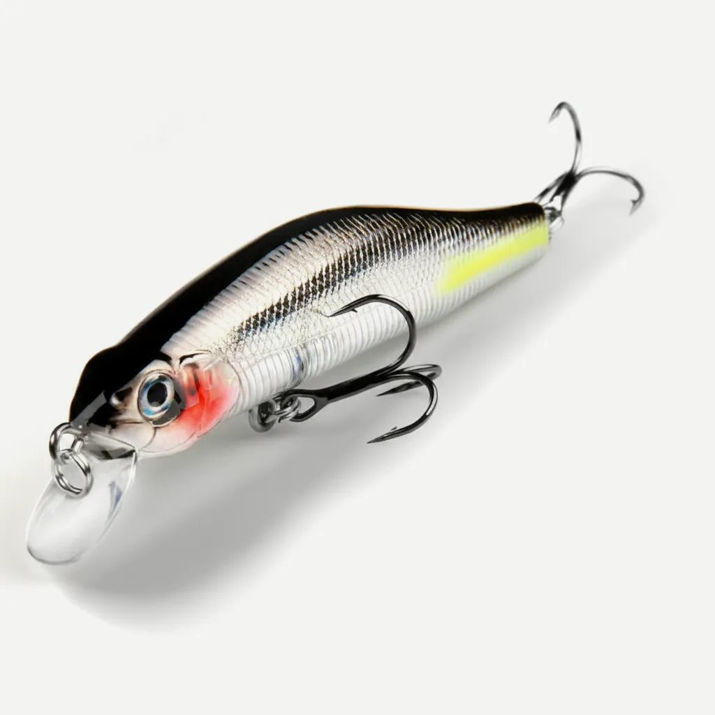 BEARKING 80mm Minnow Hard Bait - Jerkbait for Bass