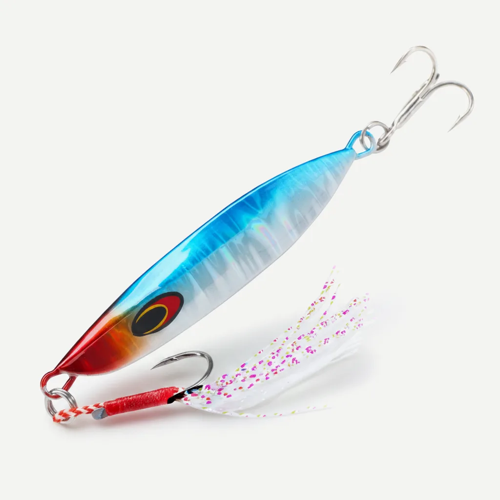 Hunthouse Metal Jig Fishing Lure Spoon Slow Sinking Hard Bait 65mm 20g jigging Casting For Saltwater Pike Bass Trout Fis