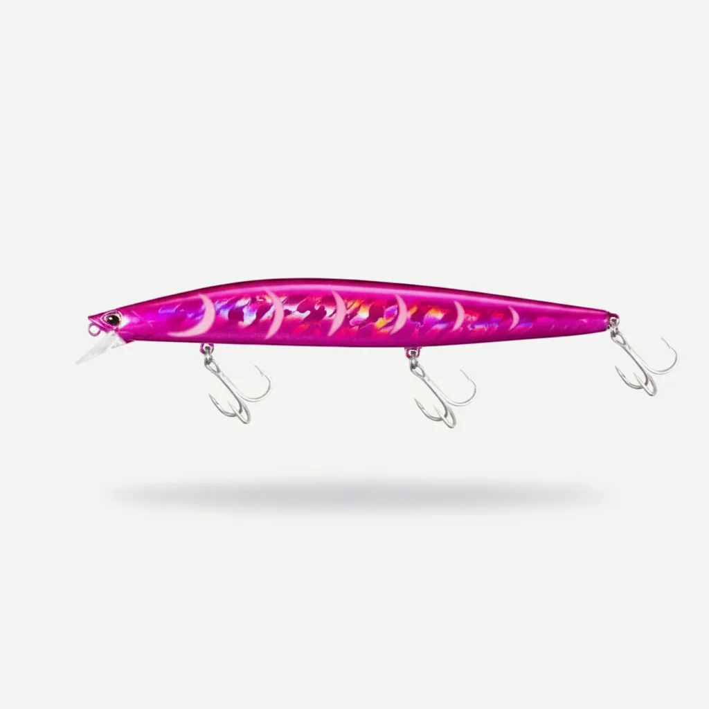 TSUYOKI Sinking Minnow Fishing Lures Black Bass Pike Artificial Tungsten Jerkbait Wobbler Silent Assassin 140S DW92 140m