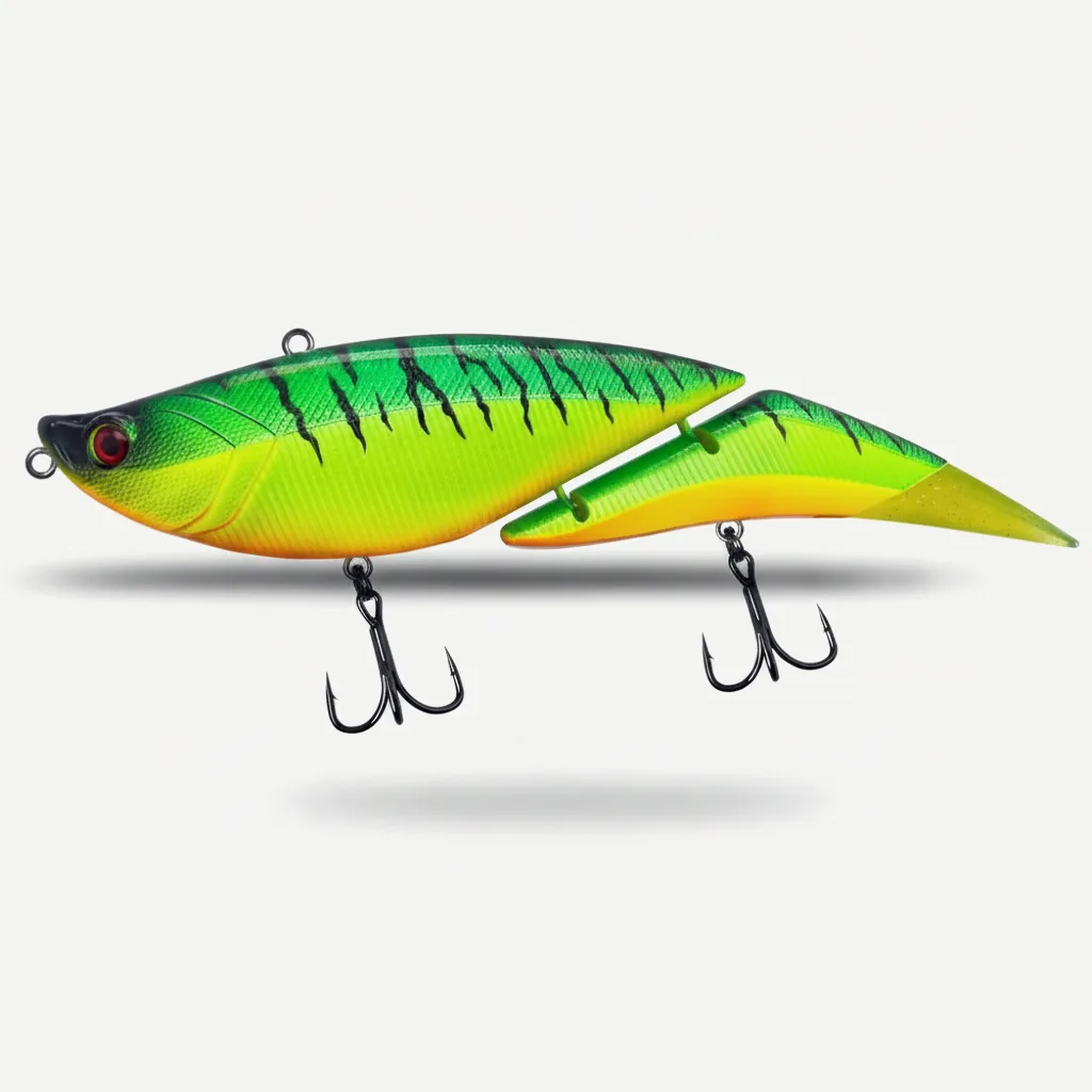 TSUYOKI Swimbait Jointed Lure, Freshwater, Floating Wobbler, Two Tails, Big Giant Fishing Lure, DaVinci 190, 55g, 190mm