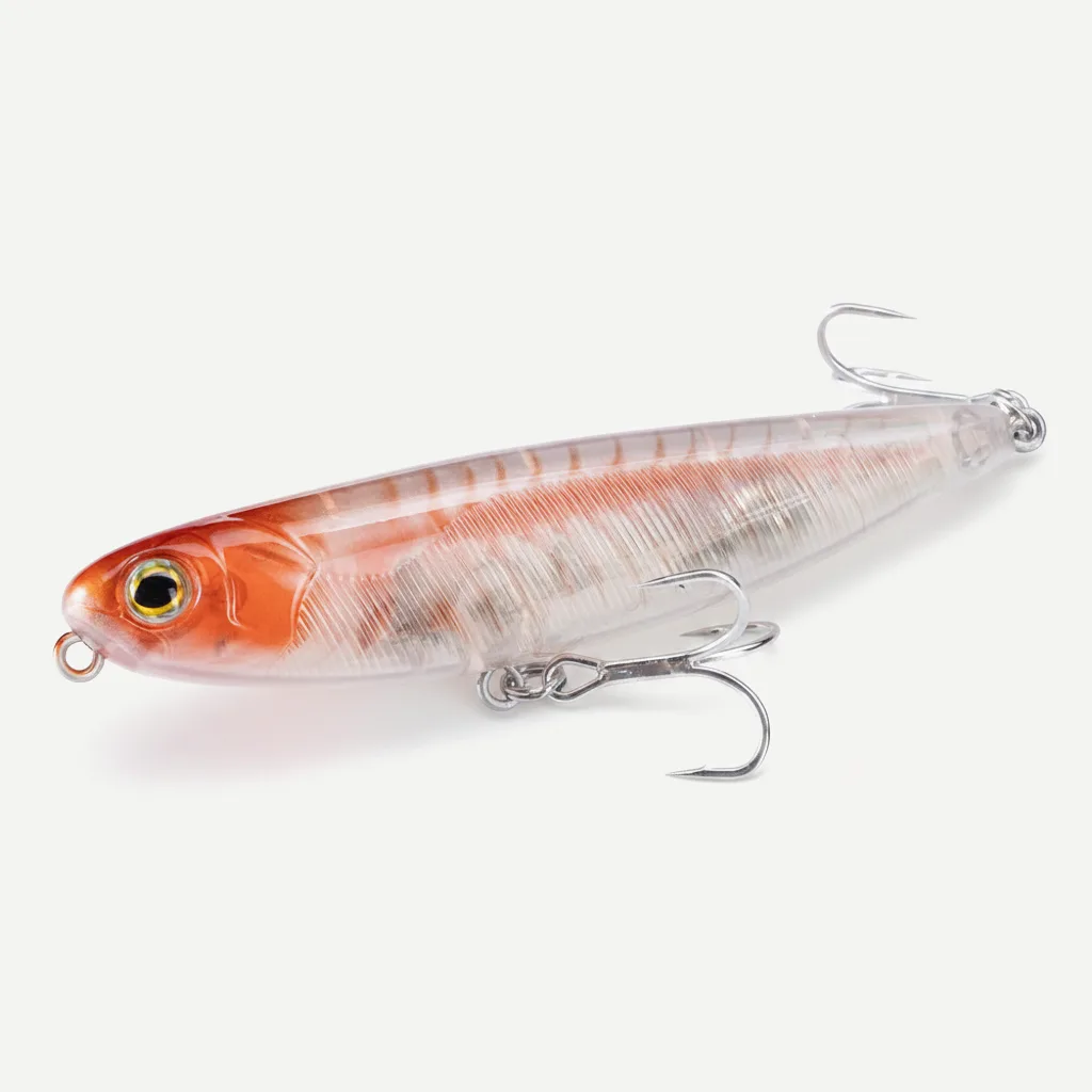 Hunthouse GHOST SNAKE Topwater Pencil Fishing Lure 60/90/100mm 6.4/12.4/18.8g Surface Floating Bait Lure For Seabass LW5