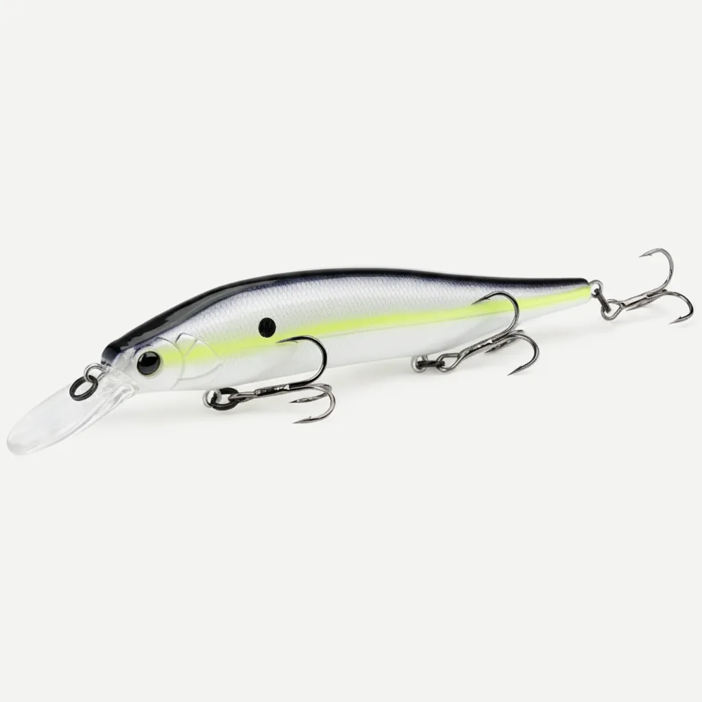 TSURINOYA 115mm 17.2g 115SP  Suspending Minnow  Weight System Fishing Lure AURORA Pike Bass Jerkbait Hard Bait