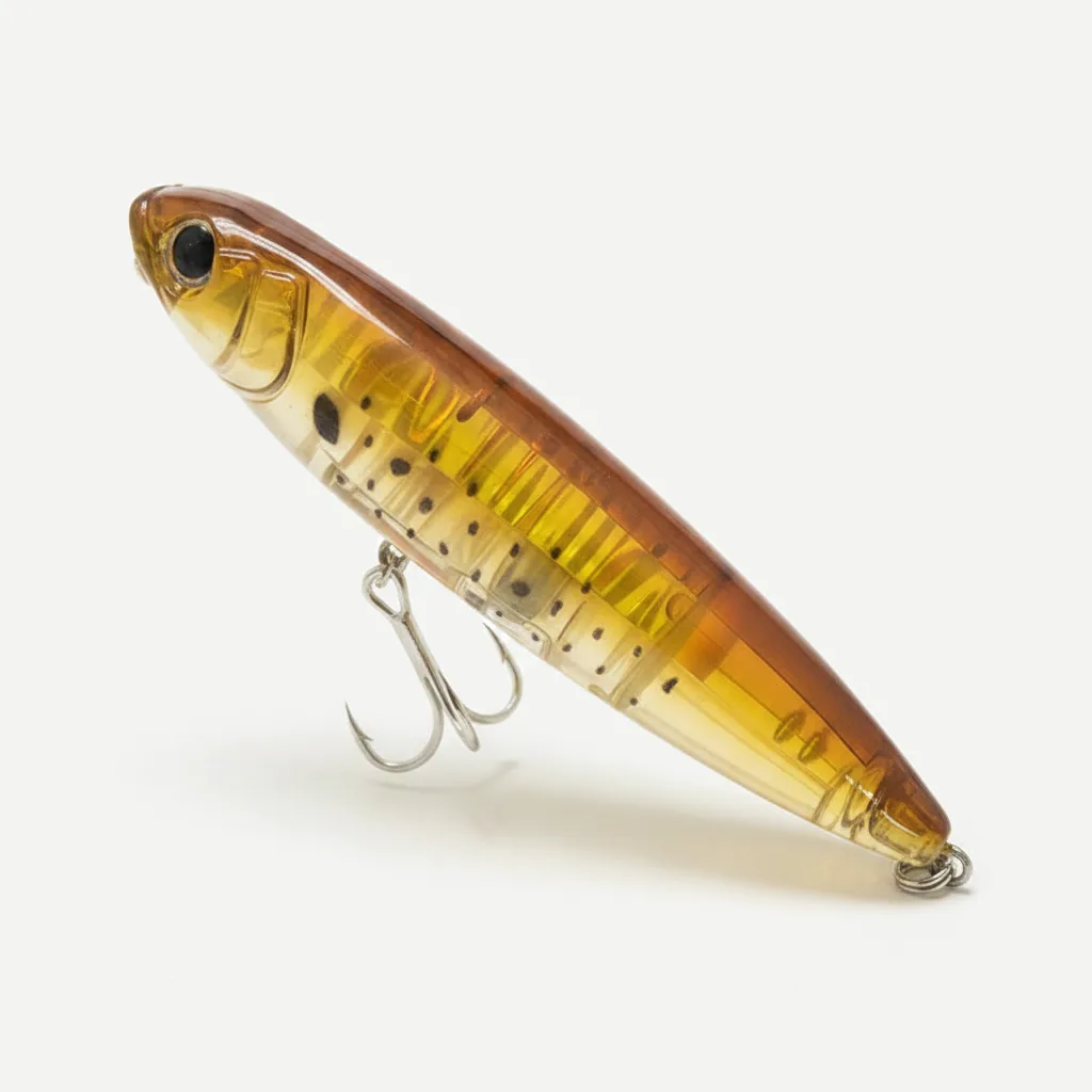 TSUYOKI 3DR Pencil Topwater Lure 100mm 17g Walk The Dog Surface Bait Reflective Flash StickBait For Seabass Yo-zuri Fish