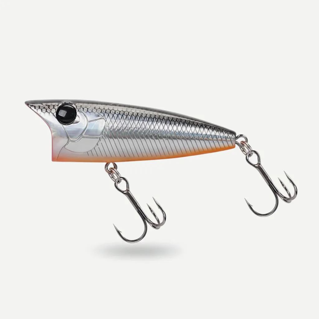 TSURINOYA 70F Popper Fishing Lure RIPPLE 70mm 12g Topwater Hard Bait For Bass Pike Long Casting Floating Wobble Surface 