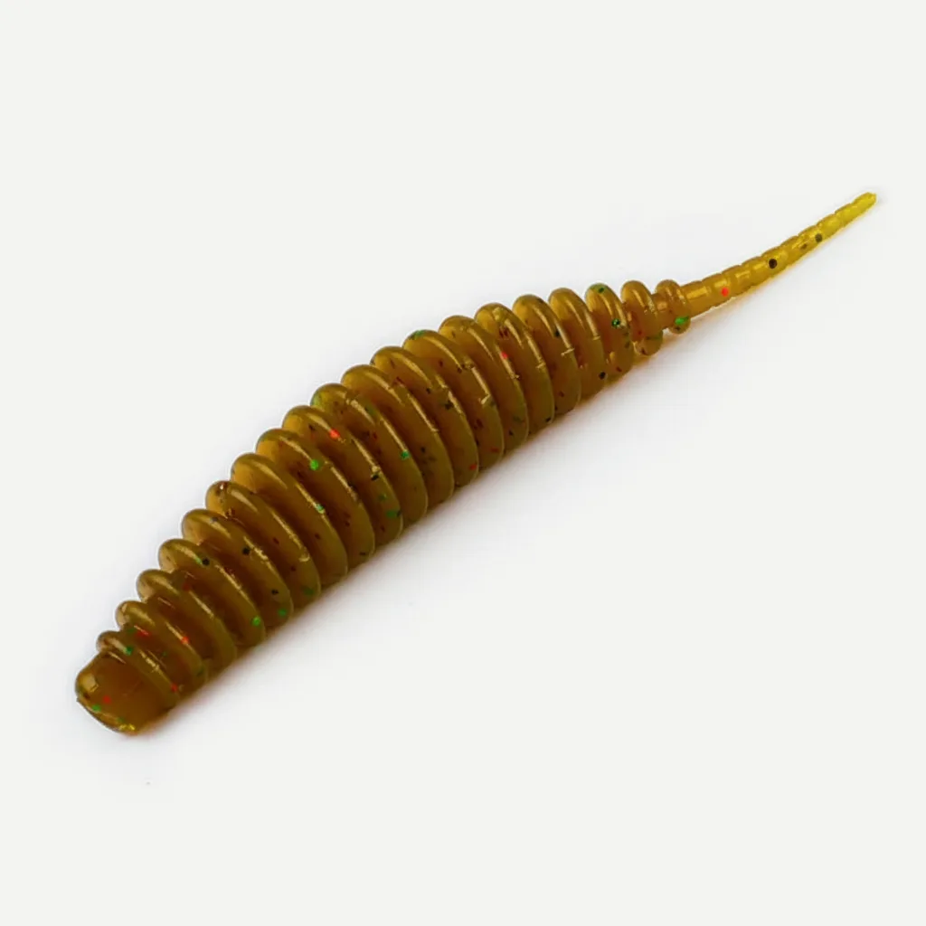 Bearking Ribbed Finesse Worms - Soft Plastic Bass Bait (20pk)