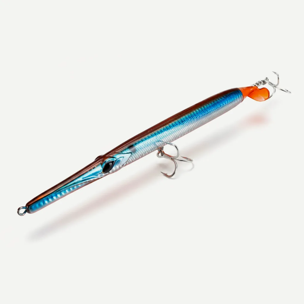 Hunthouse Propeller Needle Lure 225mm/40g Floating Pencil Fishing Baits Surface Aguglia Turbo For bluefish Seabass Tackl