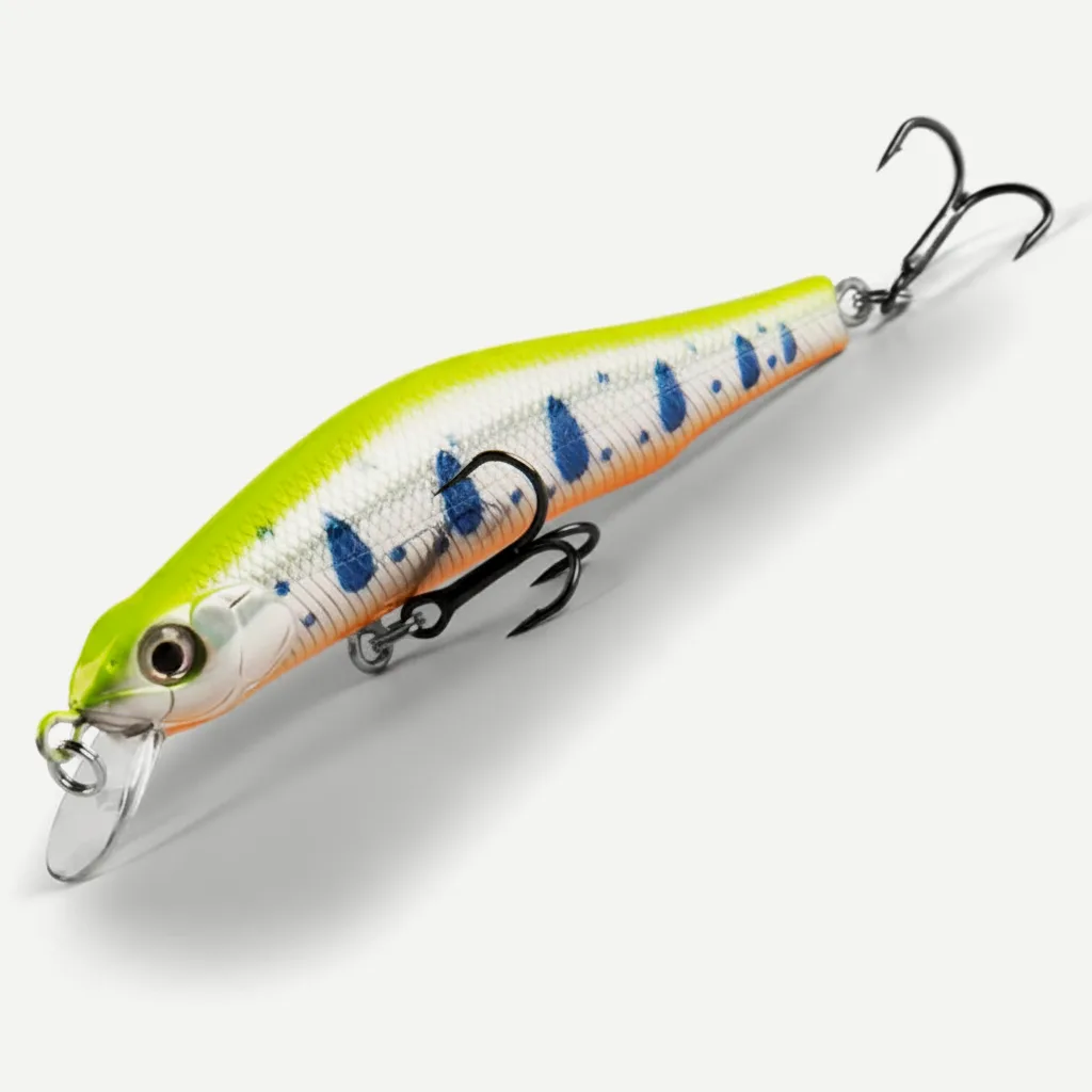 BEARKING 80mm Minnow Hard Bait - Jerkbait for Bass