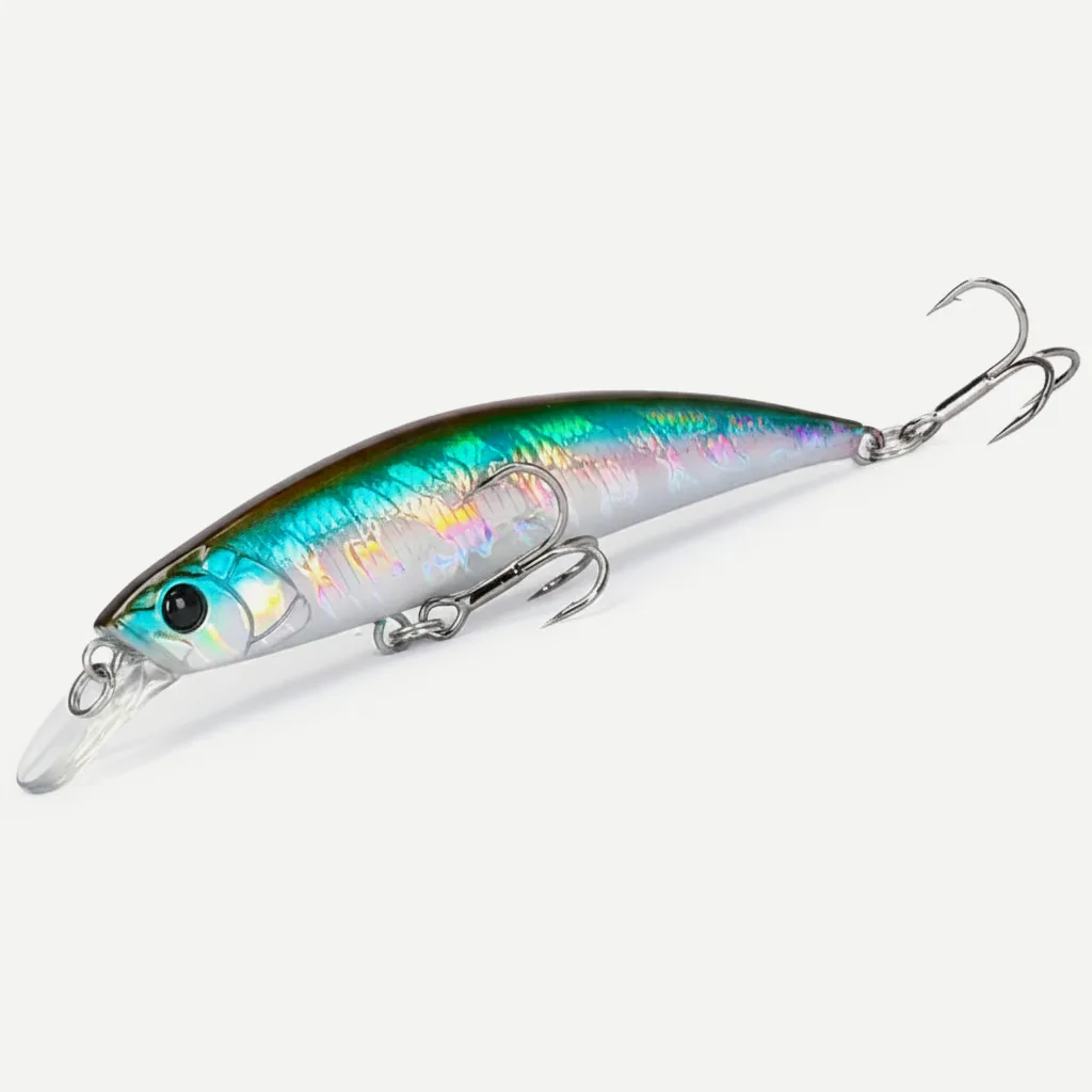 TSURINOYA Sinking Minnow 80S Trout Pike Bass 80mm 12g Hard Bait Jerkbait Freshwater stream Saltwater Wobbler Fishing Lur