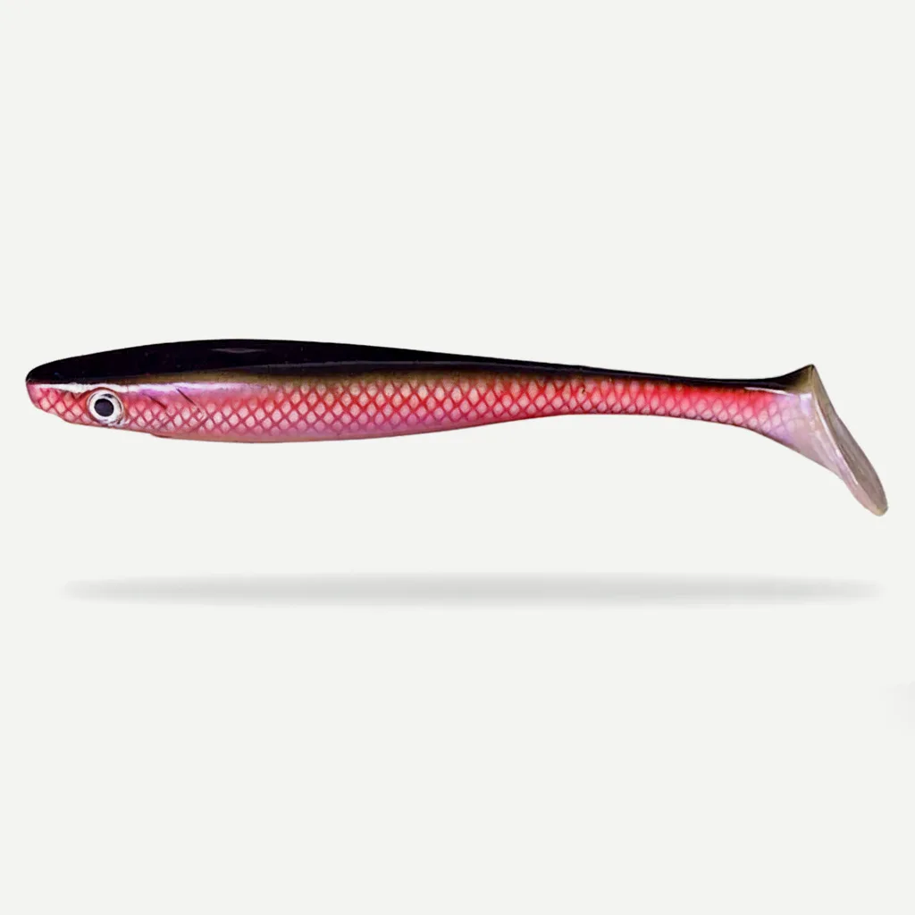 Hunthouse Soft Fishing Lure 150MM/21.5G Pig Shad Paint Printing Baits Paddle Tail Shad Silicone Souple Tackle LW227