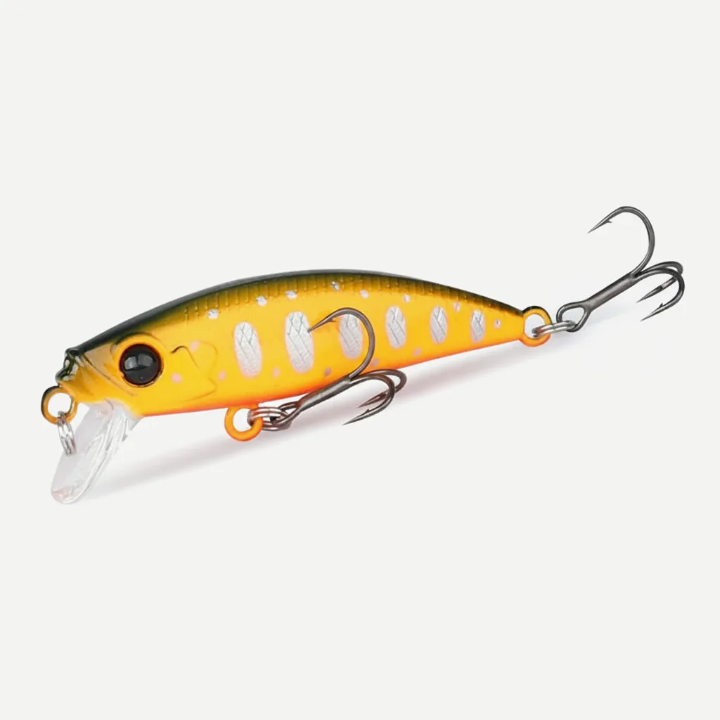 TSURINOYA 46S Sinking Minnow Fishing Lure Intruder 46mm 5g Artificial Trout Ajing Stream Lake Jerkbait Rockfishing Hard 