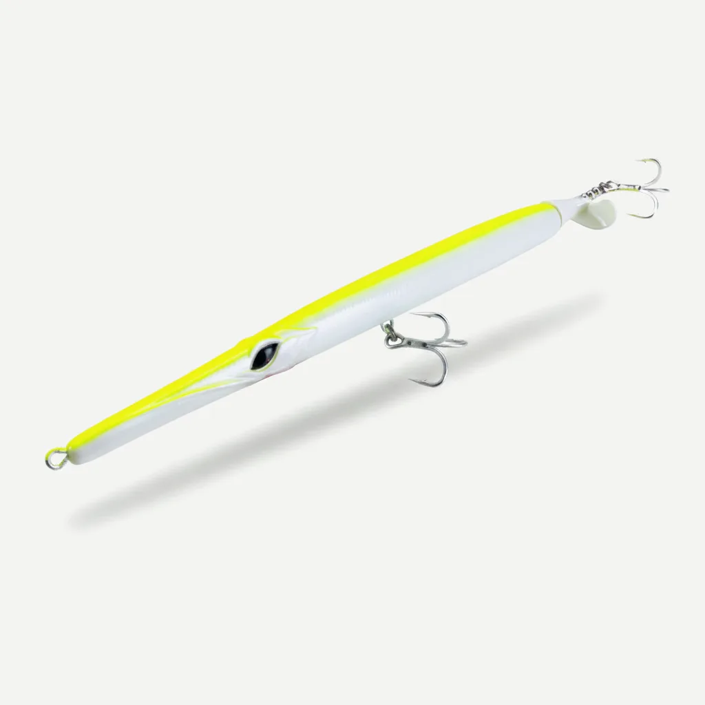 Hunthouse Pencil Fishing Lures 225mm/40g Surface Baits Propeller Needle Floating For Fish Bluefish Seabass Lw550