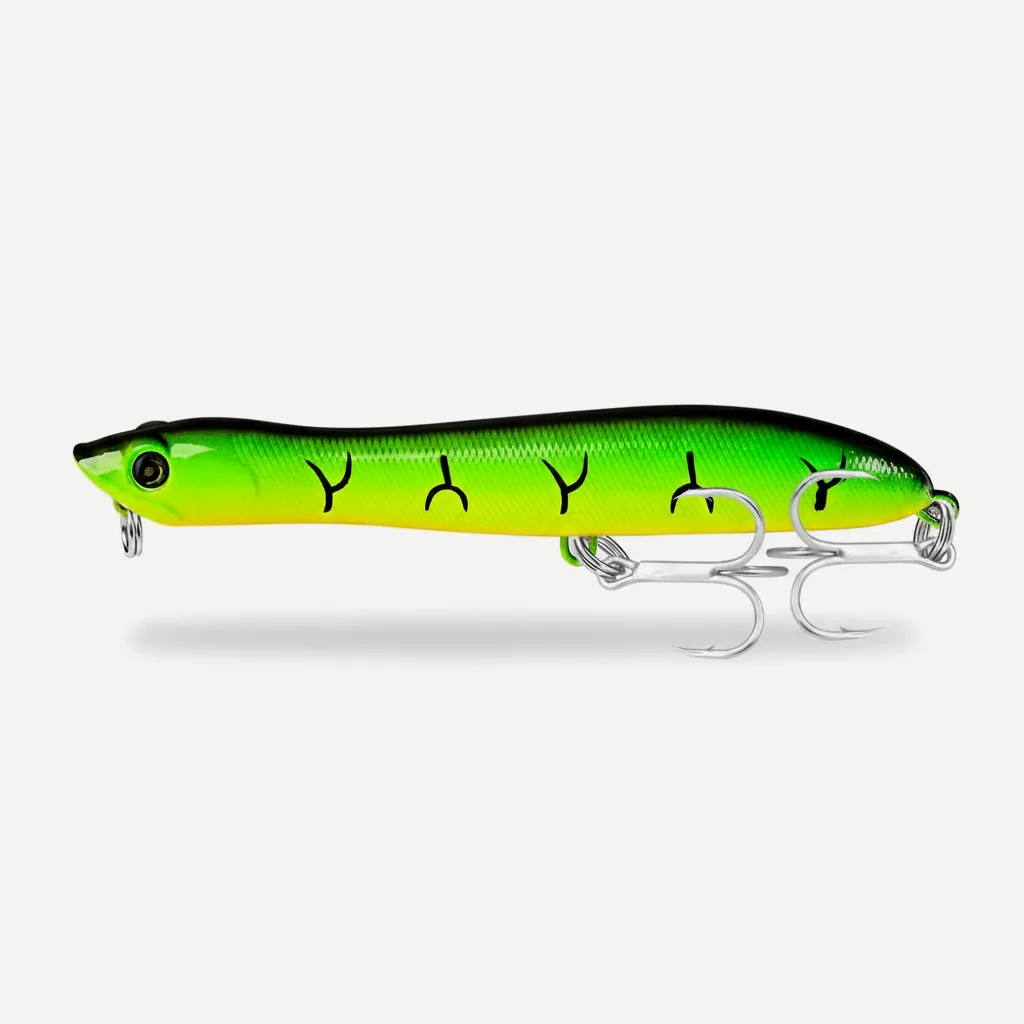 TSUYOKI WTD Fishing Lure 85mm 6g Popper Lure Topwater Patchinco 85 Snakehead Wobbler Fishing Seabass,Skipjack Tuna Macke