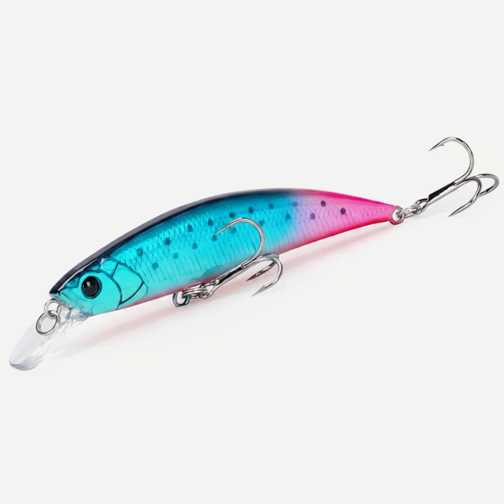 TSURINOYA Fishing Lure Sinking Minnow 80S 12g DW96 8cm Large Rockfish Hard Bait Jerkbait Freshwater stream Saltwater Wob