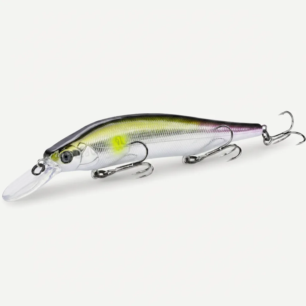 TSURINOYA 115mm 17.2g 115SP  Suspending Minnow  Weight System Fishing Lure AURORA Pike Bass Jerkbait Hard Bait