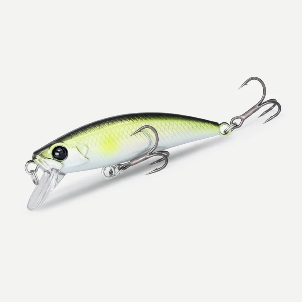 TSURINOYA Intruder 51S Sinking Minnow Stream Fishing Lure 51mm 5.8g Artificial Hard Bait For Trout Ajing Jerkbait River 