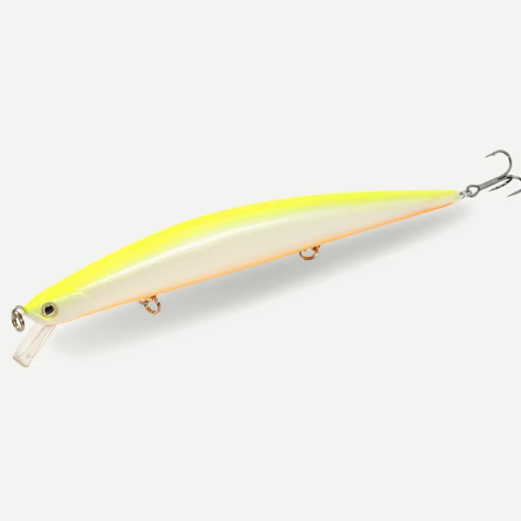 Hunthouse Tide Slim Minnow 175mm 24.5g Floating Wobble Flyer Minnow Fishing Lure Saltwater ABS Plastic For Seabass LW149