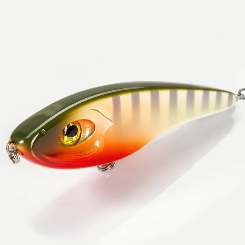 Hunthouse Jerkbait Fishing Lure Loud Sound Pencil Baits Pike Lure Slow Sinking Artificial 115mm145mm Wobblers Pesca Leur
