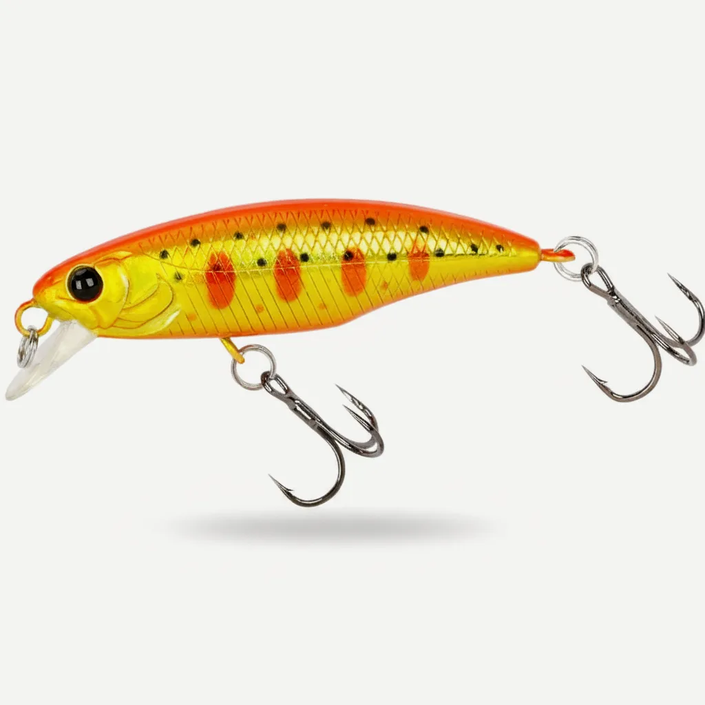 TSURINOYA Fishing Lure DW69 Sinking Minnow Hard Bait 48S 48mm 3.3g Fishing Wobblers Jerkbait Bass Trout Lure Swimbait