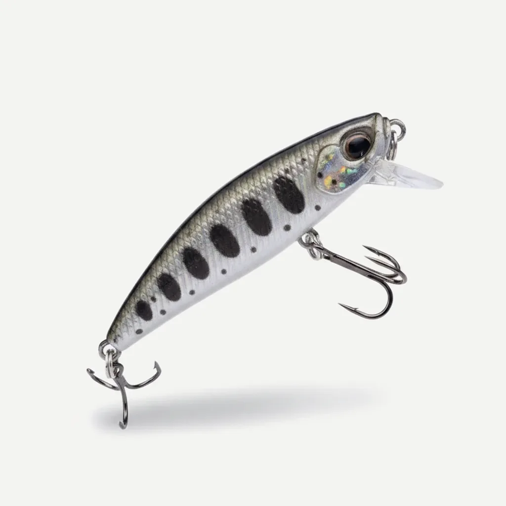 TSUYOKI Sinking Minnow Stream Lure 46mm 5g Jerkbaits Wobbler Bait for Rainbow Trout Bass Duo Spearhead Ryuki 46 Fishing 
