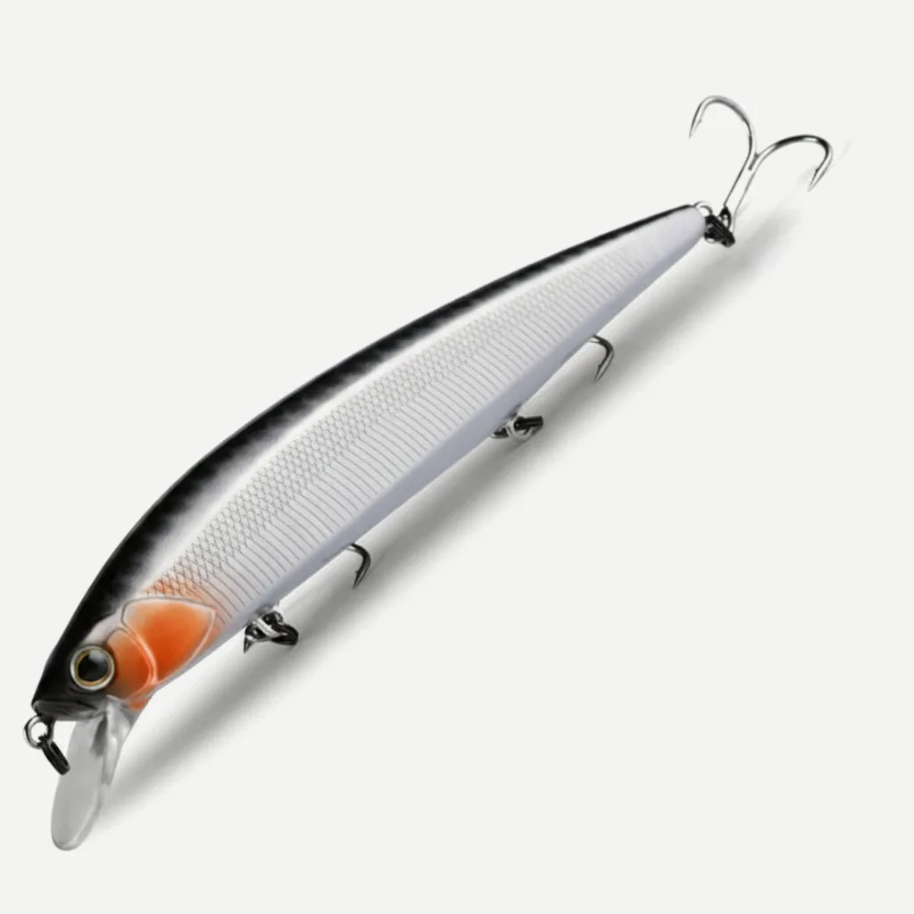 BEARKING 130mm Floating Minnow Crankbait with Tungsten Weight System