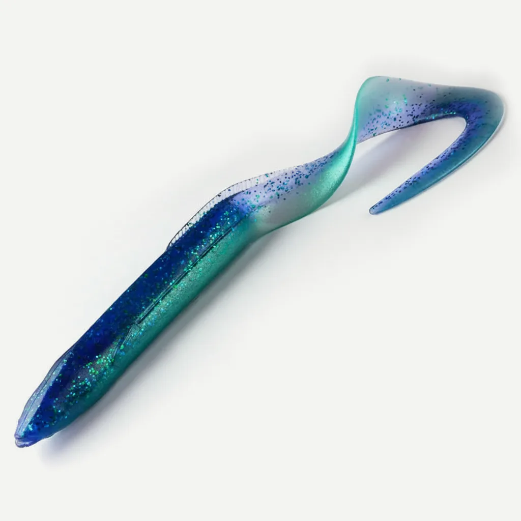 Bearking Eel Soft Swimbait with Curl Tail