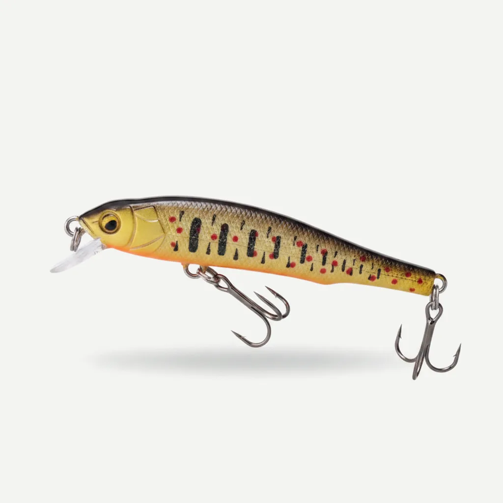 TSUYOKI Minnow Fishing Lure Wobbler for Freshwater Trout Artificial Bait Pike Carp Swimbait Jackall GH 70 Flatside jerkb