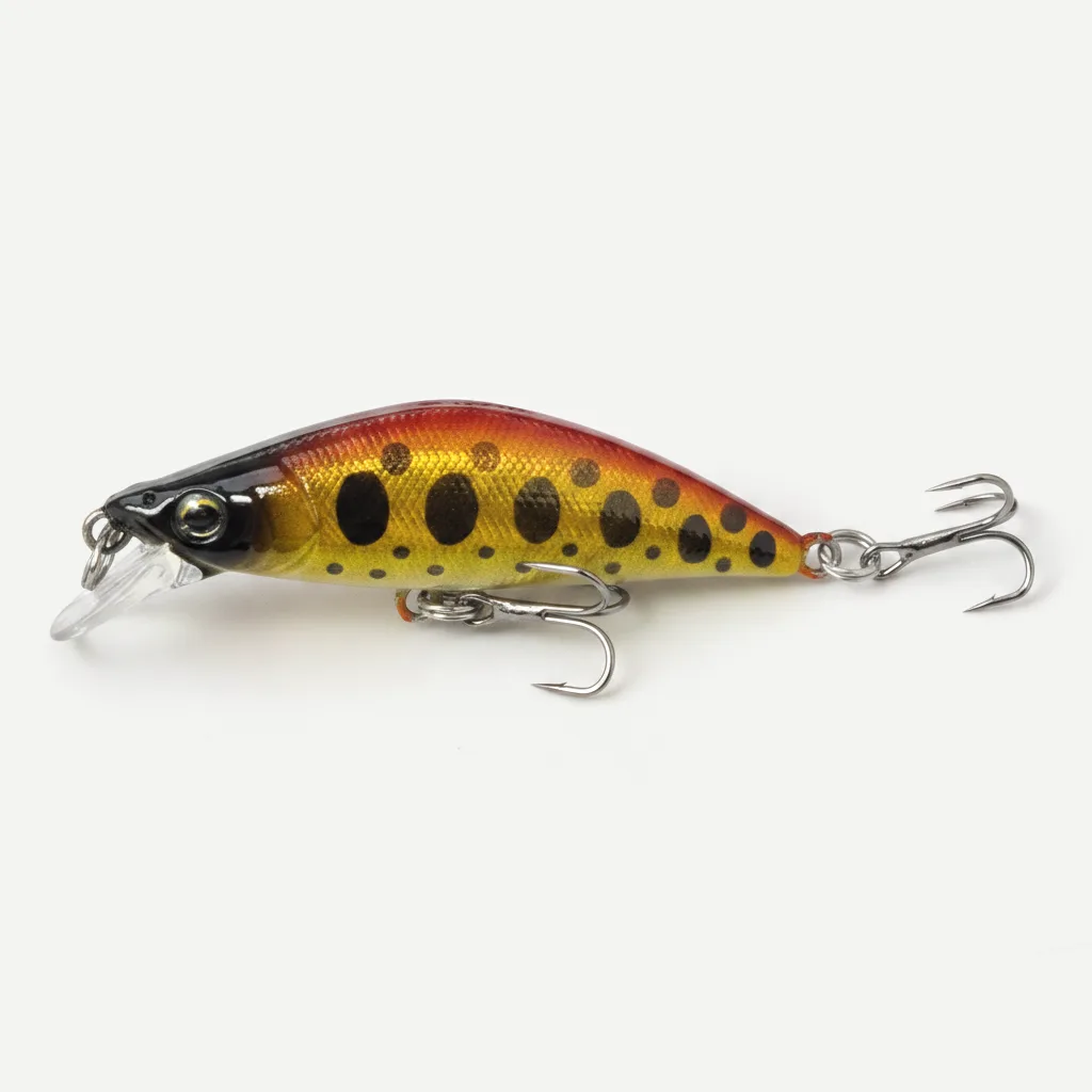 TSUYOKI 50mm 5g Artificial Wobblers Stream Bait Sinking Minnow Fishing Lure for Black Bass Brown Trout Bassday Mononofu 