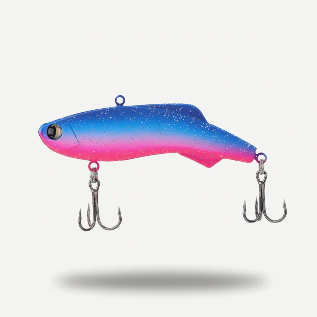 TSUYOKI Dozo 93S Silicone Rattlin Vib Ice Fishing Lure,16g/23g/30g Sinking Baguette Bait, Madness Shiriten Vibe 93 SL Vi