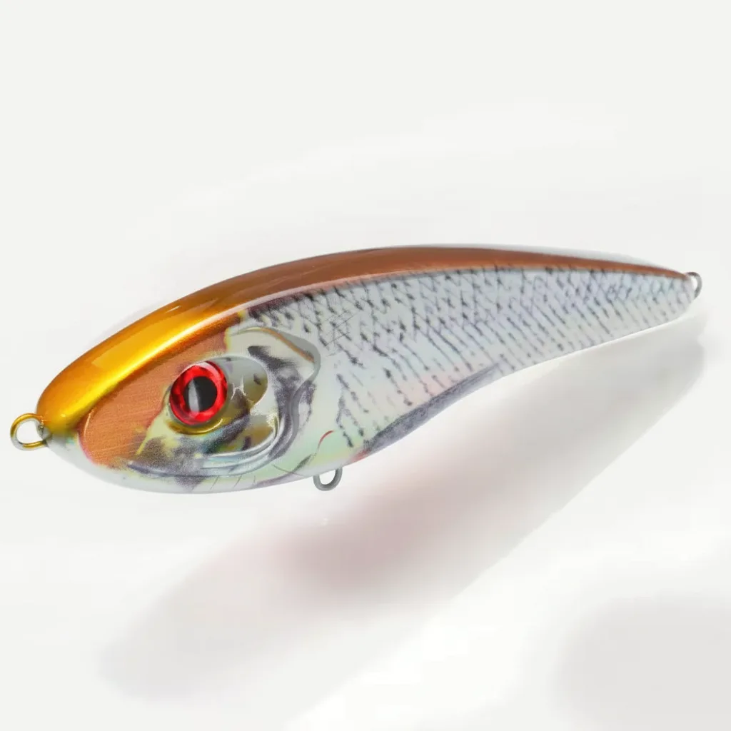 Hunthouse Musky Buster Jerkbait Fishing Lures 115mm 32g Vib Bait Slow Sinking Jerkbaits Fishing Tackle For Sea Bass Pike