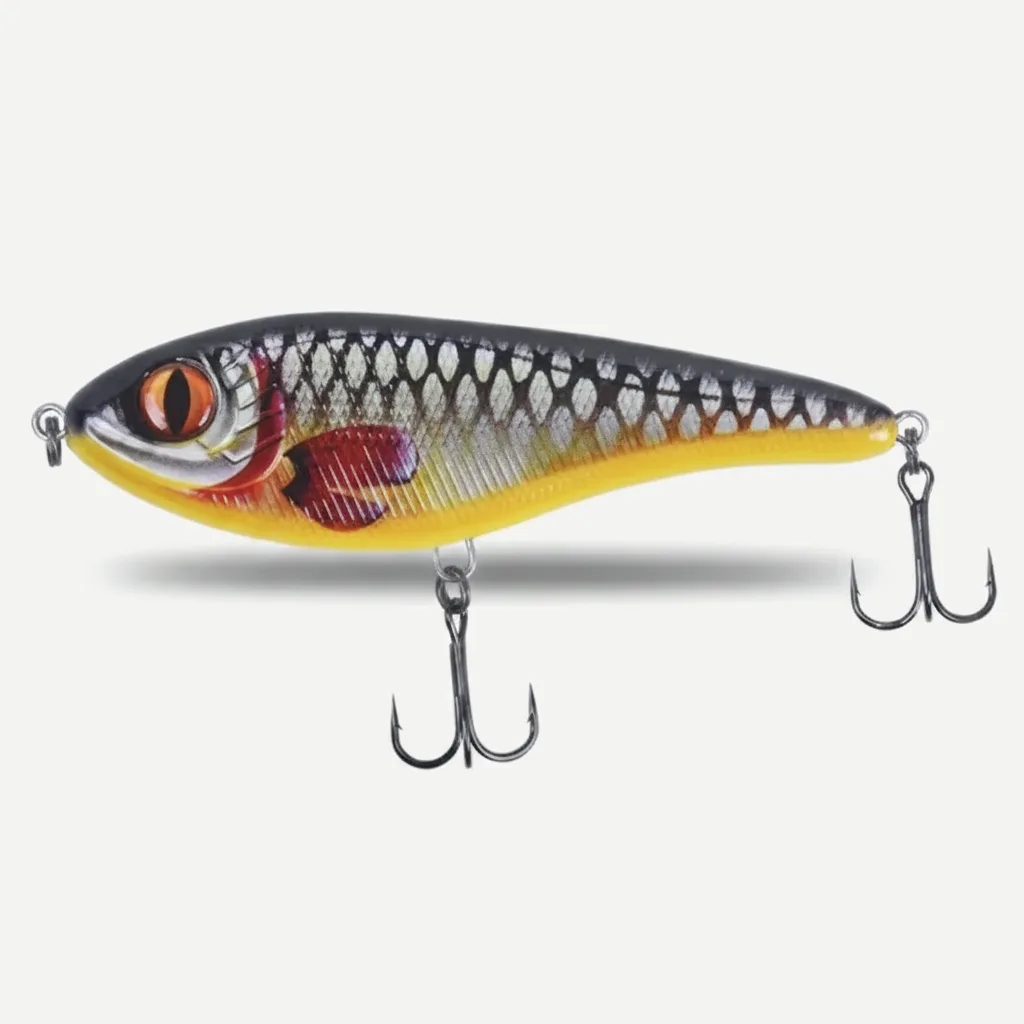 TSUYOKI 20/30/50g Sinking Jerkbait Slider Swim Glidebait 120 Westin Artificial Wobblers Loud Sound Fishing Lure for Pike