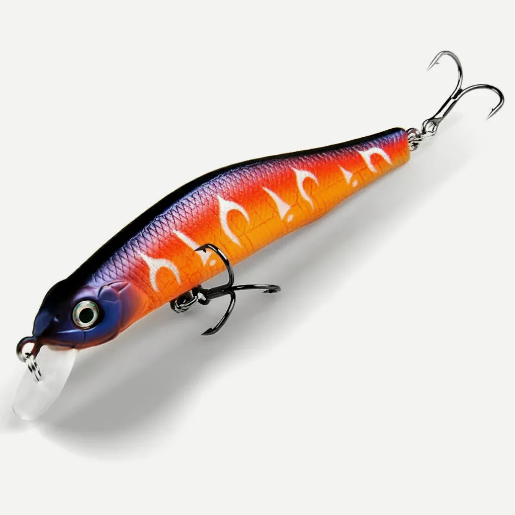 Bearking 80mm Minnow Crankbait with Magnetic Weight Transfer