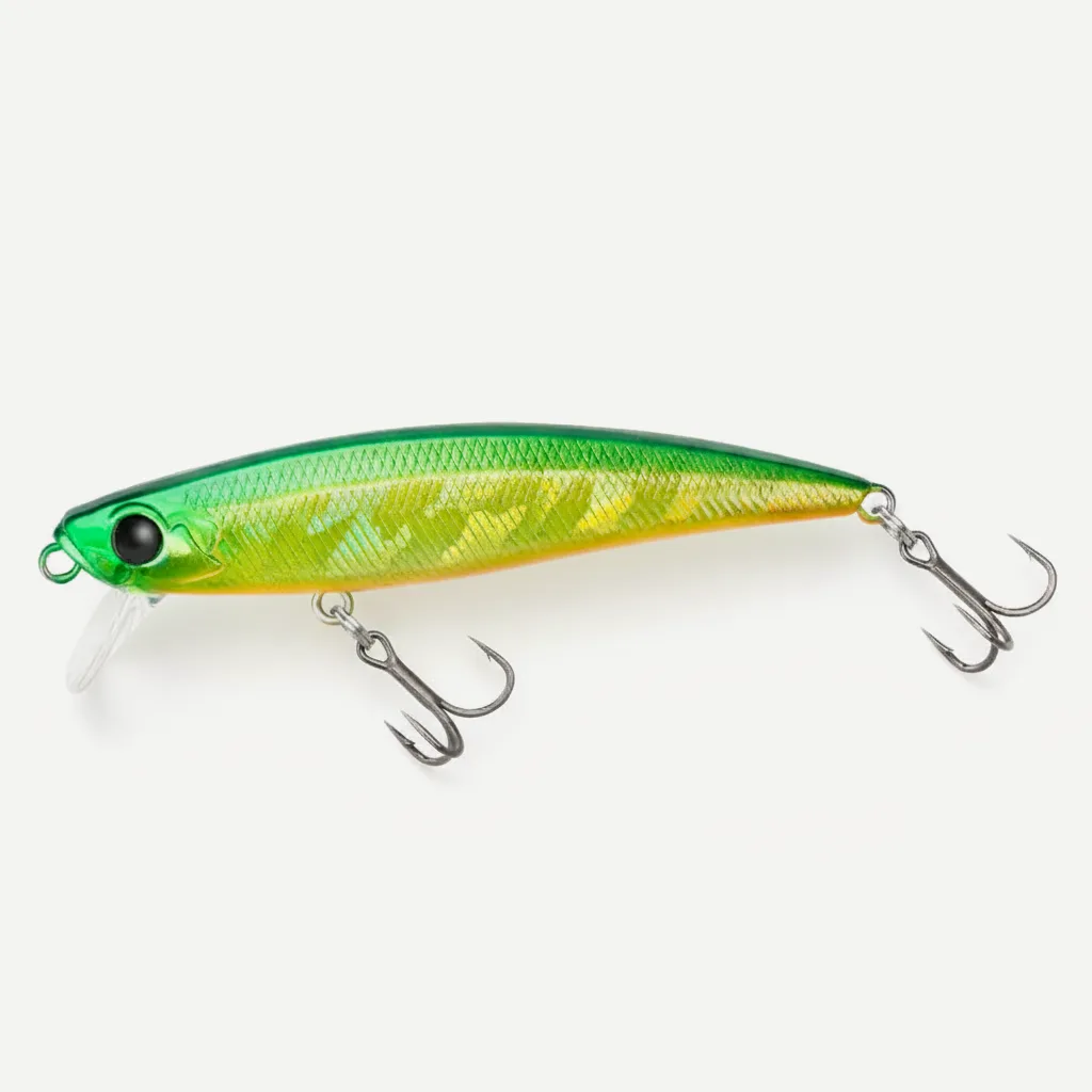 TSURINOYA Trout Plug INTRUDER 71S Sinking Fishing Lure 71mm 10g Long Casting Crankbait Pike Bass High Speed Jerkbait Min