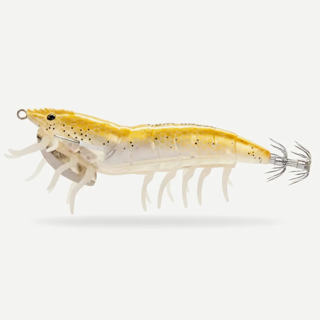 Hunthouse 3D Hybrid Jig Shrimp Egi 115mm/20g EGI Hook Luminous Artificial Hard Lure Fishing Tackle for Squid Octopus LW2