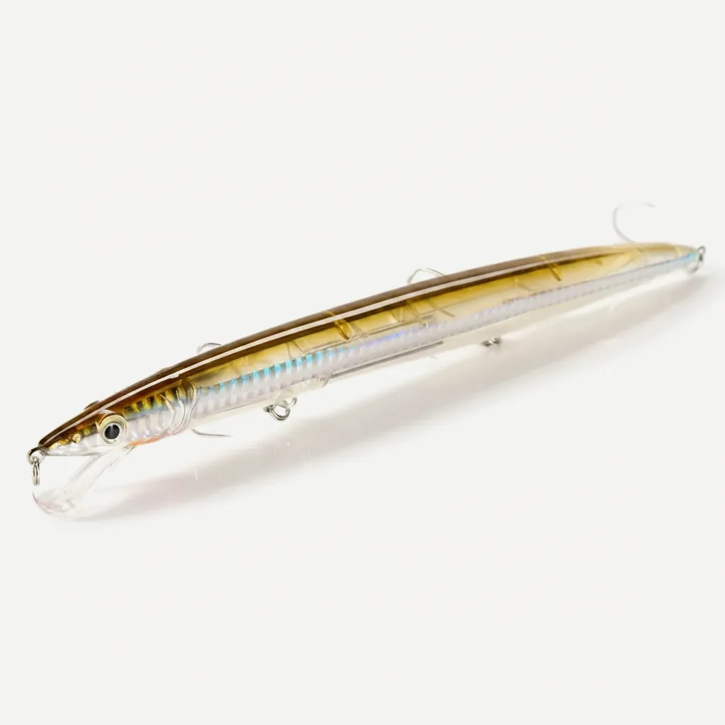Hunthouse Sandeel Jerk Minnow Fishing Lures 143mm 173mm 208mm Long Casting Floating Lure Hard Bait Jerkbaits Pesca Fish 