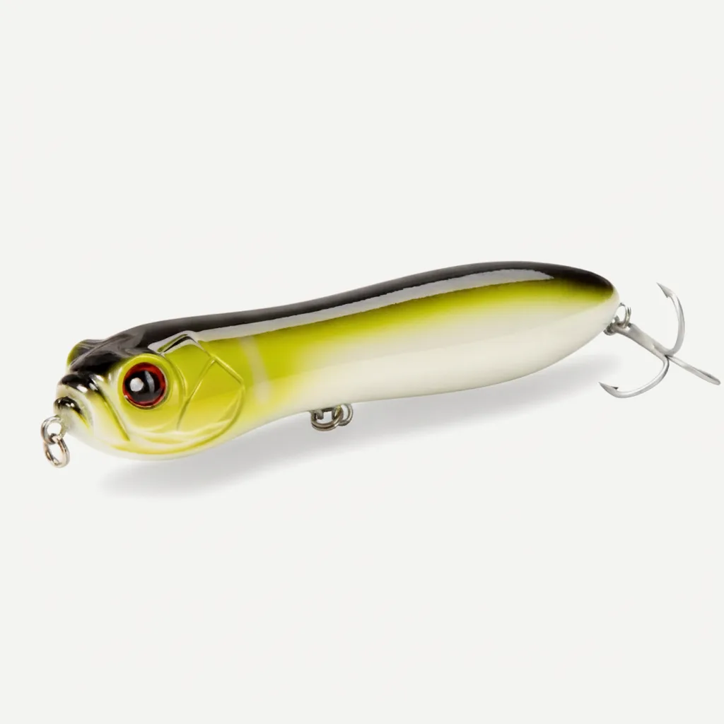 Hunthouse Topwater Pencil Fishing Lure 110mm 21g Freshwater Floating Fishing Biat Big Rattle Ball Loud Noise For Bass LW