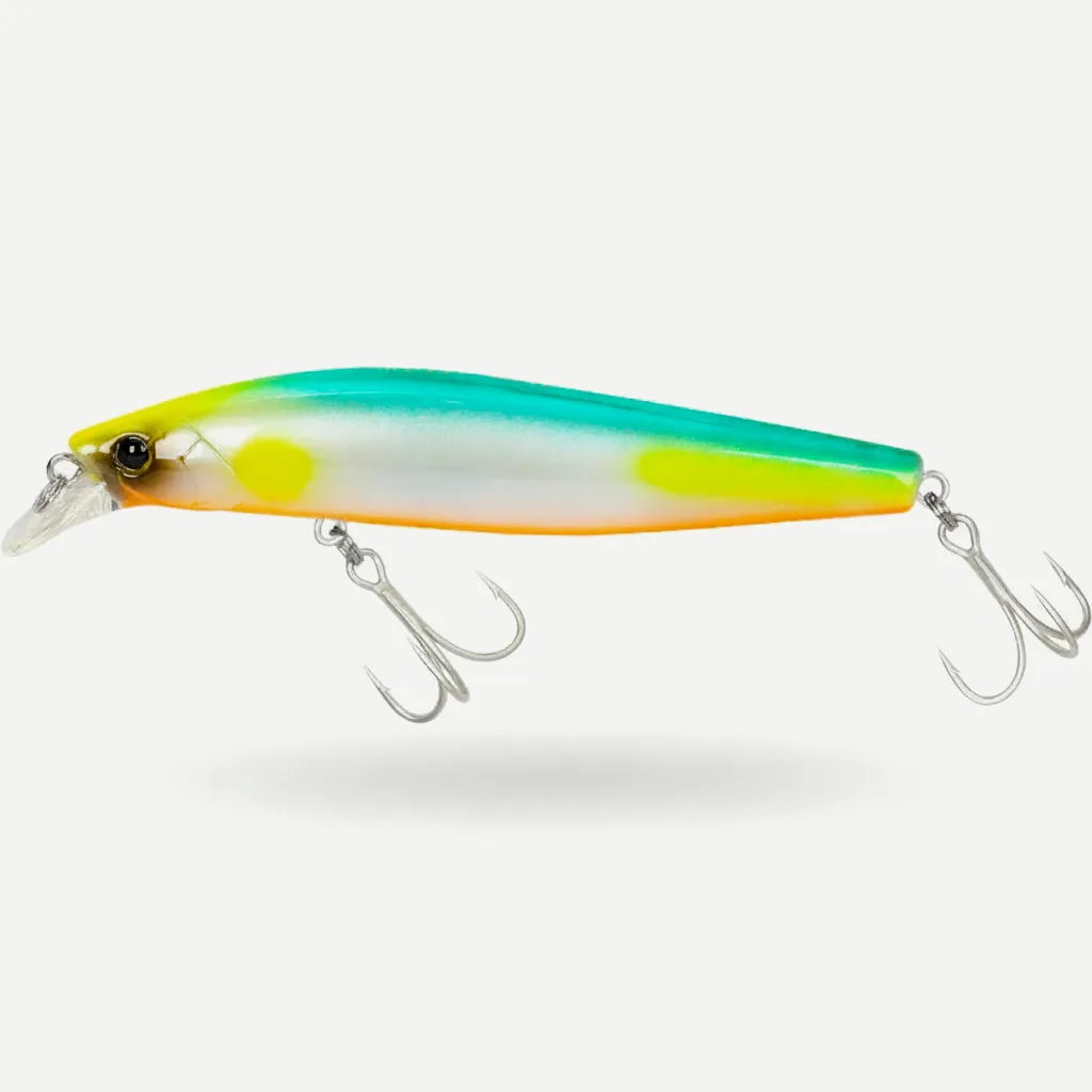TSURINOYA 98SP Suspending Minnow Fishing Lure Stinger 98mm 14.5g Seabass Long Casting Saltwater Jerkbait Artificial Hard