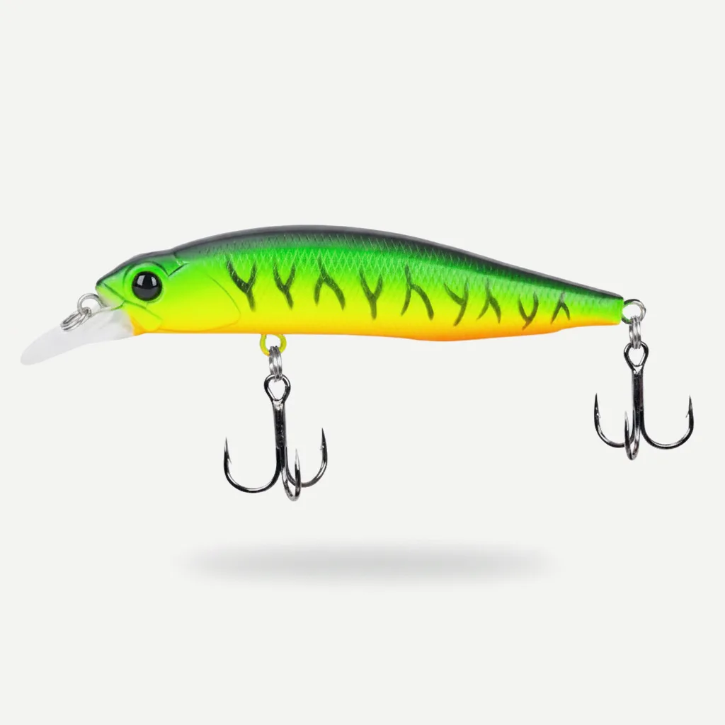 TSURINOYA Jerkbait DW101 77mm 8.5 Suspending Minnow Fishing Lure 77SP Artificial Hard Baits Movement System Pike Fishing