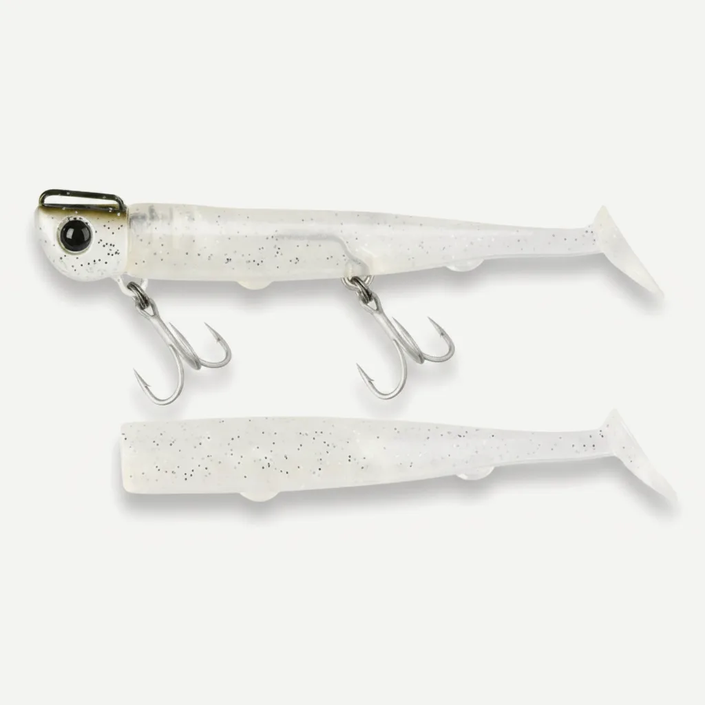 TSURINOYA T Tail Soft Worm 110mm 35g Ultra Long Casting Fishing Lure For Seabass Flounder Sea Fishing Soft Bait With Jig