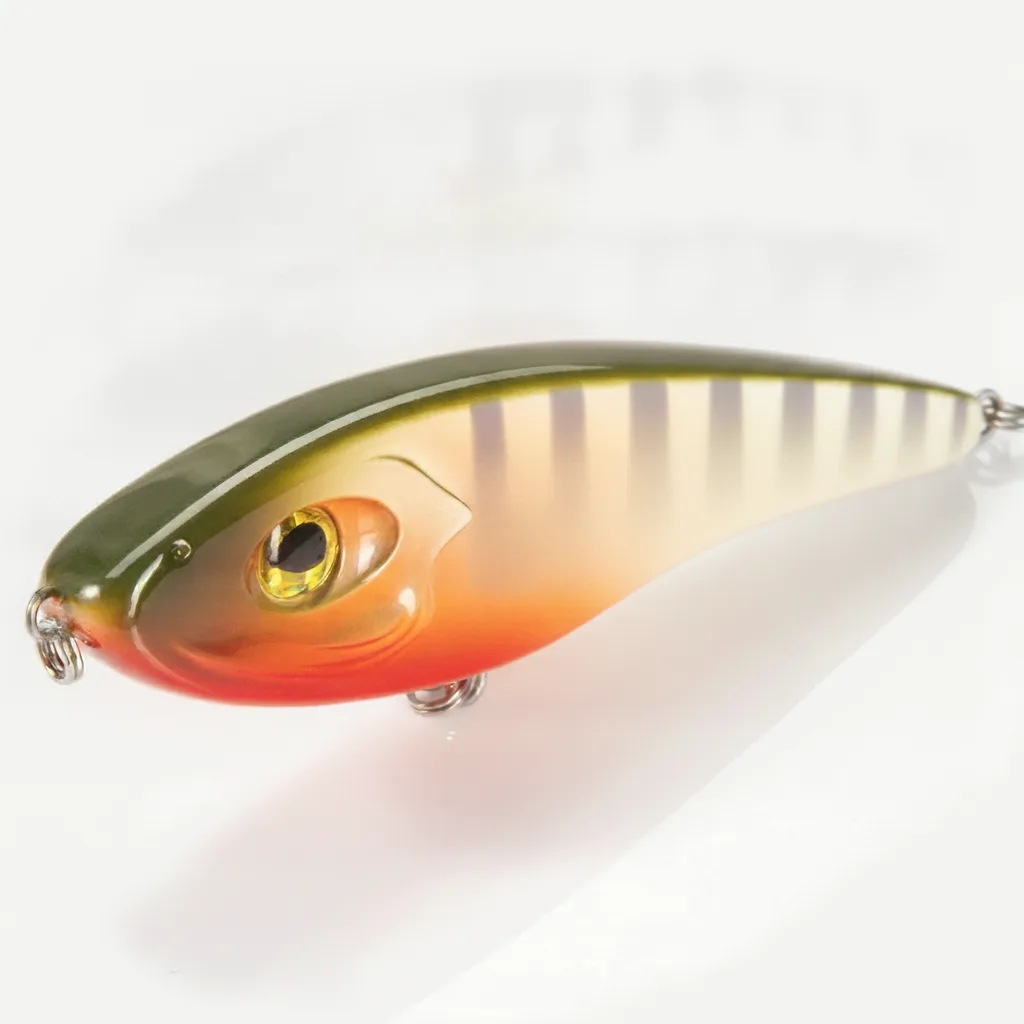 Hunthouse Musky Buster Jerkbait Fishing Lures 115mm 32g Vib Bait Slow Sinking Jerkbaits Fishing Tackle For Sea Bass Pike